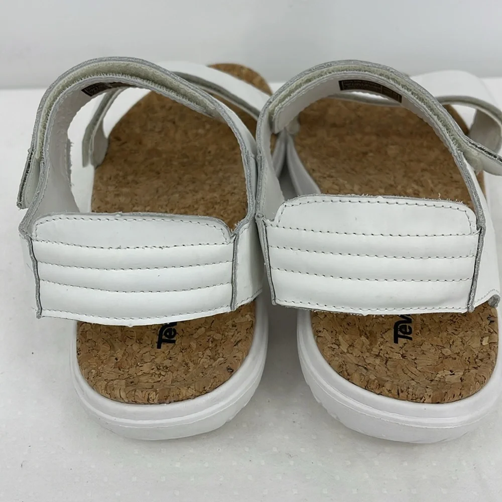 TEVA HAN K JOBENHABN Women's White Sandals SIZE 11